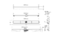 Душевой лоток Berges Wasserhaus C1 Norma 9003