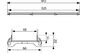 Душевая решётка TECE TECEdrainline Plate