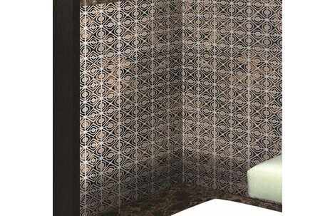Euroceramica Капри тёмно-коричневый декор 40х27