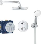 Термостатическая душевая система скрытого монтажа Grohe Grohtherm 34727000