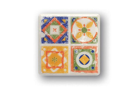Tubadzin Majolika Quartet 2 Dekor ścienny 11,5x11,5