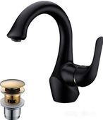 Смеситель для раковины с донным клапаном Lemark Swan LM5406BG