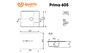 Композитная кухонная мойка Ulgran Quartz Prima 605