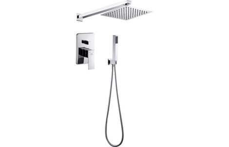 Душевая система скрытого монтажа Laveo Kvadrato BLQ 002P/702P