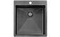 Стальная кухонная мойка ZorG ZRN 5045 PVD Gunblack
