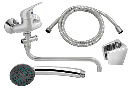 Универсальный смеситель с душевым гарнитуром Slovarm TA.4017-150