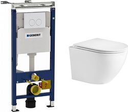 Комплект инсталляции Geberit Duofix Plattenbau 458.122 и унитаза Weltwasser WW SK Merzbach 004