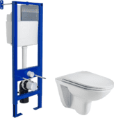 Комплект инсталляции Berges Wasserhaus и подвесного унитаза Weltwasser WW SK Baarbach 004