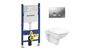 Комплект инсталляции Geberit Duofix Plattenbau 458.126 и унитаза Roca Debba Rimless
