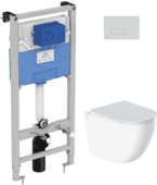 Комплект инсталляции Ideal Standard и подвесного унитаза Iddis Blanco