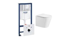 Комплект инсталляции Grohe Rapid SL 38775001 и подвесного унитаза Weltwasser WW SK Salzbach 004