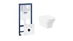 Комплект инсталляции Grohe Rapid SL 38750001 и подвесного унитаза Lavinia Boho Bristol Rimless